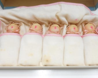 Vintage 1934 Copyright, Quintuplets Castile Soap (16-A) Dionne Quintuplets Born 5/28/34, Canada