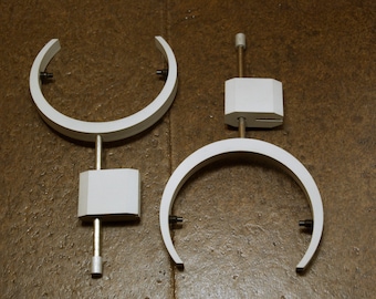 Aluminum gimbals and rodblocks set for Grado - Ceramic coating