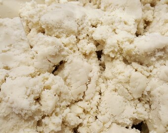 5 lb or 10 lb ORGANIC SHEA BUTTER Creamy Unrefined Raw Pure All Natural Ivory White Body Butter Lotion Cream Soap Ghana Wholesale Bulk