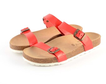 Women's Summer slippers solid color 100% Made in Italy