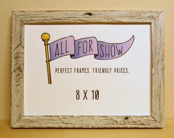 8x10 Frame, Rustic White Frame, White Frame, Rustic 8x10 Picture Frame, Whitewashed 8x10 Frame, 8x10 Barnwood Frame, 8x10 Frame, 10x8 Frame