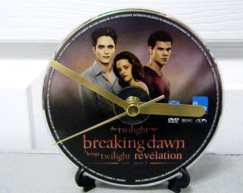 Twilight Breaking Dawn DVD Clock DIY Vampire Movie Decor (Disc 1)