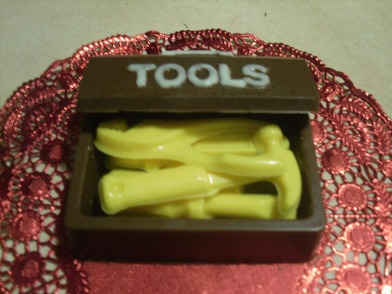 Chocolate Tool Box with 5 Tools