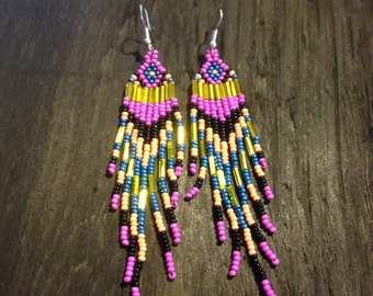 Authentic Native Beaded Earrings