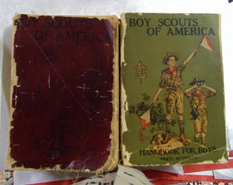 Boy Scout Books, January 1925 and 1911, Both in Fair Condition