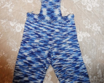 pants overalls shades of blue with buttons on the front