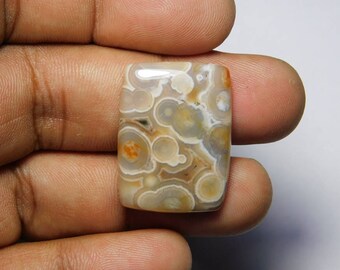 Ocean jasper cabochon 29x21 mm 33 cts