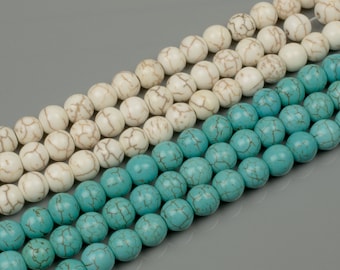 8mm Magnesite Turquoise 15 Colors