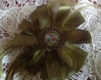 PIN or clip art textile, diameter 14cm