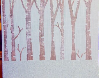 Demo card Snowy Trees