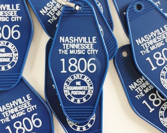 Nashville, Tennessee Motel Keychain