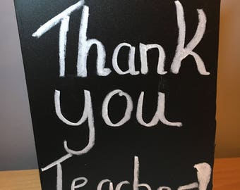 Thank you teacher blackboard