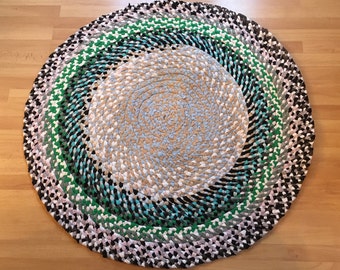 Handmade Braided Rag Rug