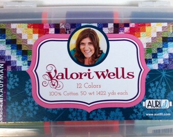 Valorie Wells ROBERT KAUFMAN COLLECTION Aurifil Threads 50 wt. Lg Spools