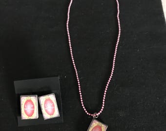 Book necklace