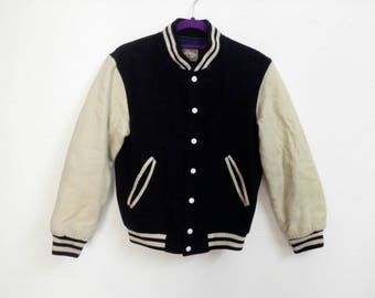 Sale! Rare!!! Vintage Big-John JeansStops Varsity Jacket Size Small