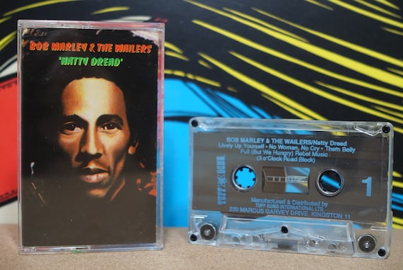 Natty Dread by Bob Marley & The Wailers Vintage Cassette Tape