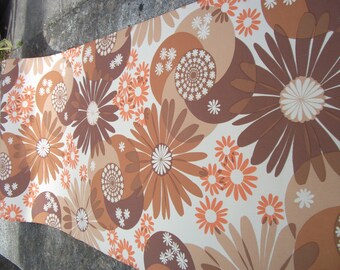 Funky Flower Power RETRO original 1960's/70's wallpaper