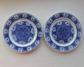 Arabia Finland: Three ALI Series Bread Plates Designed By Kaj Franck, Pattern By Raija Uosikkinen