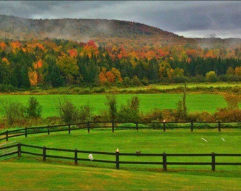 Vermont landscape | Etsy