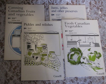 Set of 4 Canning and Preserving Booklets