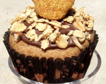 Gourmet Dog Treats - Awesome Pawsome Bionic Pupcakes - Dog Treats Organic All Natural Vegetarian Peanut Butter - Shorty's Gourmet Treats