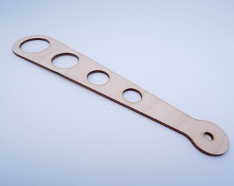 Wooden Spaghetti Pasta Measuring Tool for Crafts - Laser Cut - Spaghetti Measurer - Wooden Spatula - Pasta Measurer