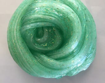 Forrest Green glitter slime