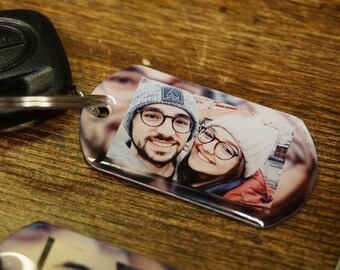 1 Custom Photo Keychain Use YOUR Photo, photo key chain, custom keychain photo, personalized keychain with picture