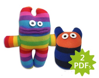 Sock Monster AND Mini Monster making instructions