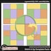 Digital Scrapbooking, Stitch It Up Template Pack 4