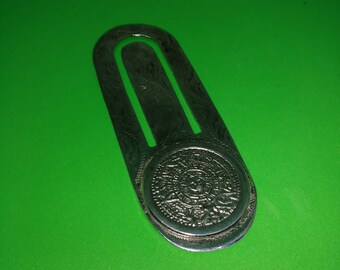 Vintage Silver Money Clip From Mexico