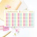 Mini Checklist | S0013 | Planner Stickers | Perfect for the Erin Condren, Plum Paper, Happy, Mambi, Kikki or Filofax Planners!!!