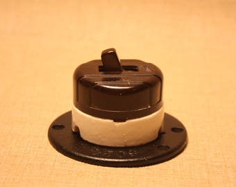 Vintage Eagle Single Pole Toggle Switch