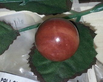 Red 22 mm no hole, round Jasper gemstone beads