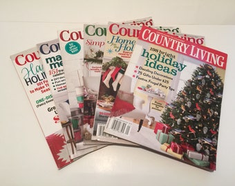 Country Living Magazine December Issues