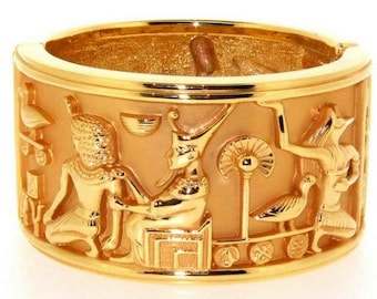 Egyptian Bracelet by Elizabeth Taylor for Avon Gold