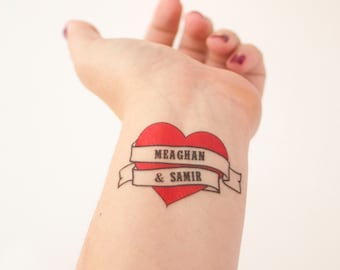 Heart Temporary Tattoos Sailor Jerry Retro Tattoos Old School Flash Tattoo Heart Temporary Tattoos Sailor Jerry Retro Tattoos Old School Flash Tattoo