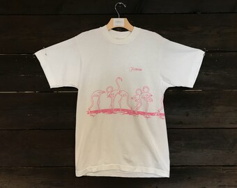 Vintage 90s Florida Flamingos Tee