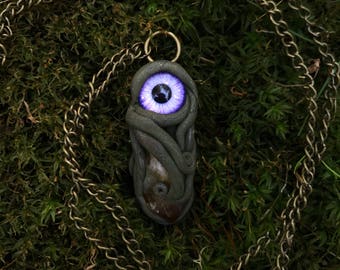 Citrine Sea Monster Necklace