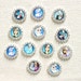 Disney Frozen Glass Magnets with Rhinestones, Frozen Magnet Set, Disney Princess Magnet, Kids Magnet Set, Disney Glass Magnets, Frozen Gifts