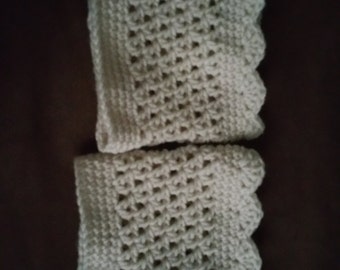 Lacy Scalloped Crochet boot Cuff