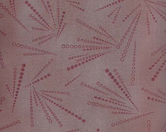 Lecien taupe fabric in coral 30789.20