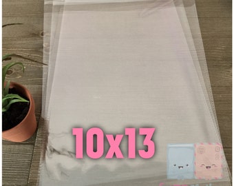 20-40 10X13 Resealable Cellophane Clear Bags