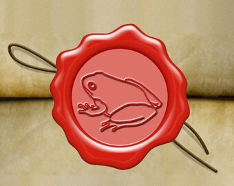 Frog Wax Seal Stamp or Wax Stick Box Set