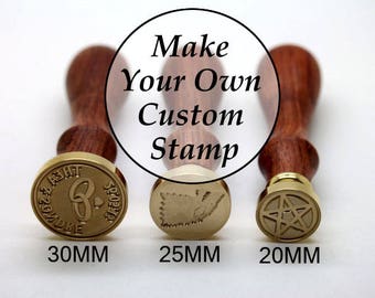 Personalized Wax Seal Stamp Kit Custom Sealing Wax Stamp Wedding Invitation Wax Stamp Wooden Box Paper Box Kit C001