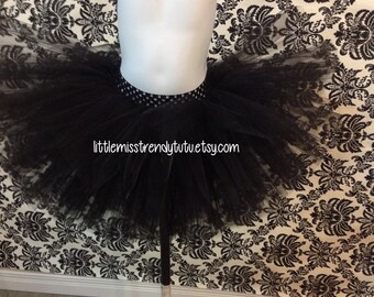 Tutu noir jupe Tutu noir nouveau-né, filles Black Tutu, Tutu noir enfant en bas âge, Tutu noir, Tutu de danse noir