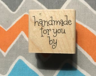 DESTASH Used Handmade For You By Stamp Block