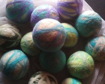 100% Cruelty Free 6 Wool Dryer balls from our Sanctuary Flock of Rescued Sheep