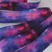 Nebula Fold Over Elastic, Galaxy FOE, Tie dye Print, Star Fold over Elastic by the Yard, DIY Hair Ties and Headbands, 5/8" Wide